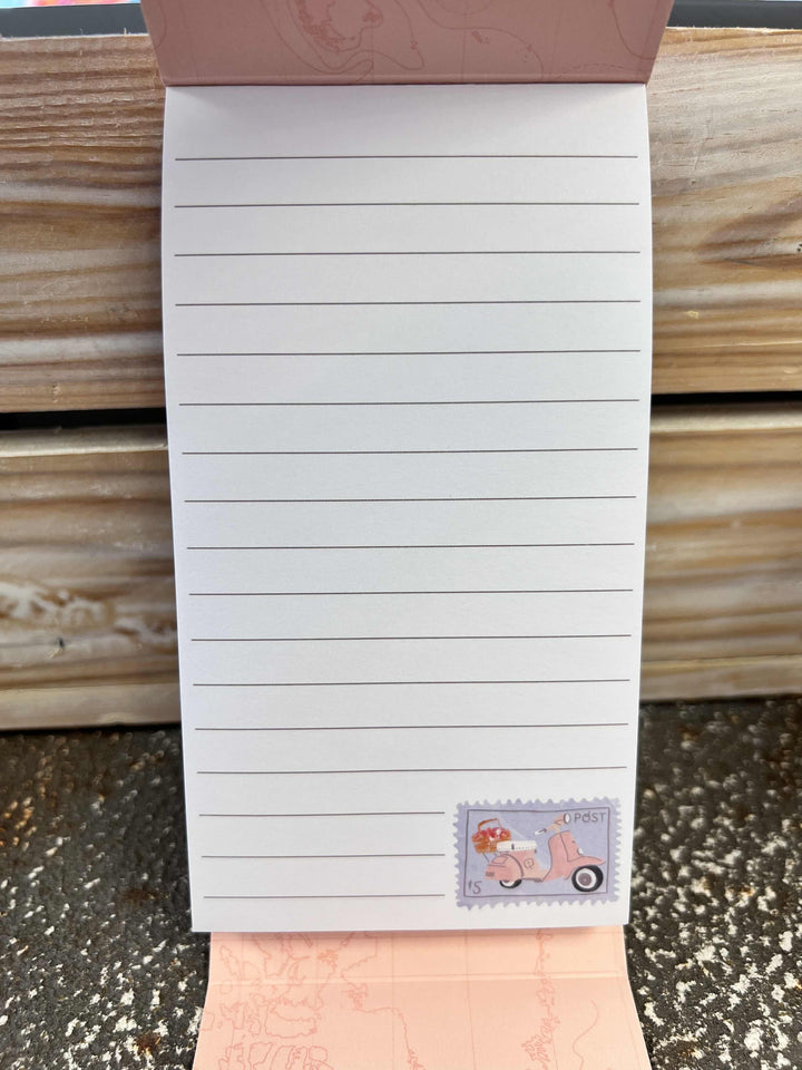 75 Sheet Adventure Awaits Magnetic Notepad