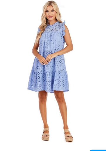 Mud Pie Pale Blue Dress