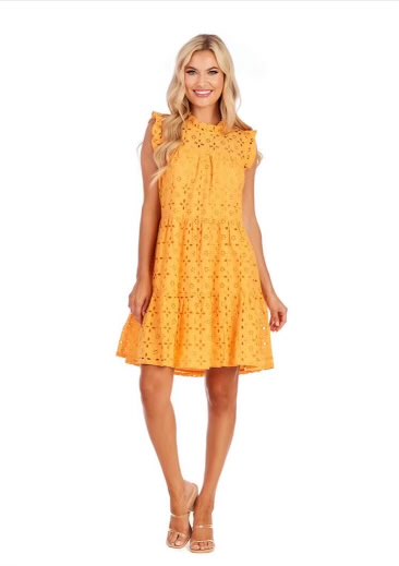 Mud Pie Yellow Dress