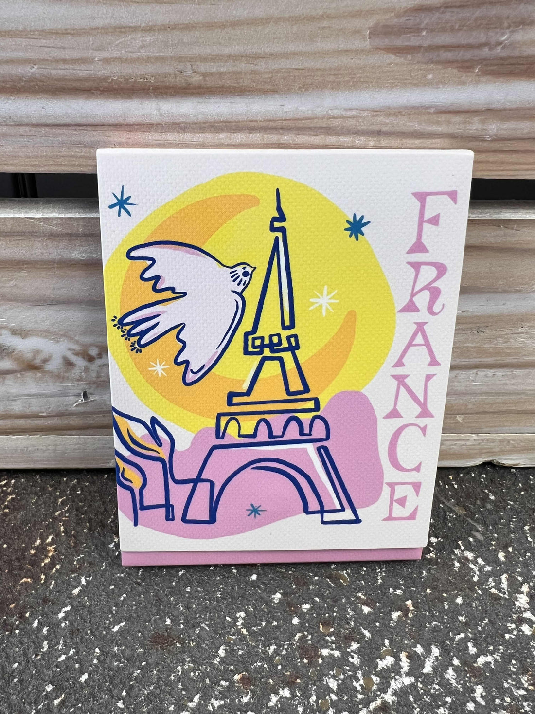 Small 75 Sheet Magnetic Eiffel Tower Notepad