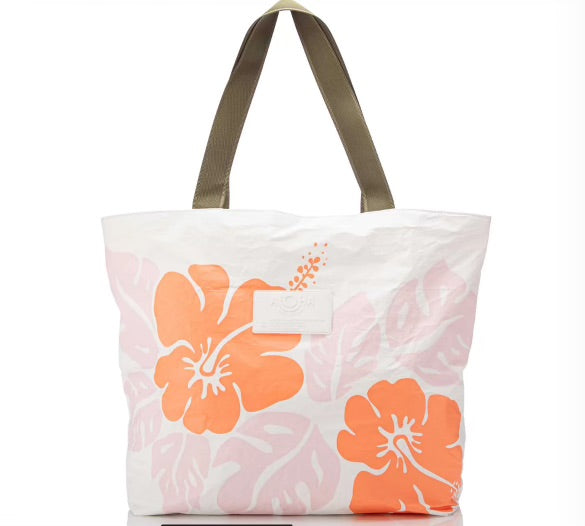 Aloha Bags Big Island Hibiscus Day Tripper in Dreamsicle