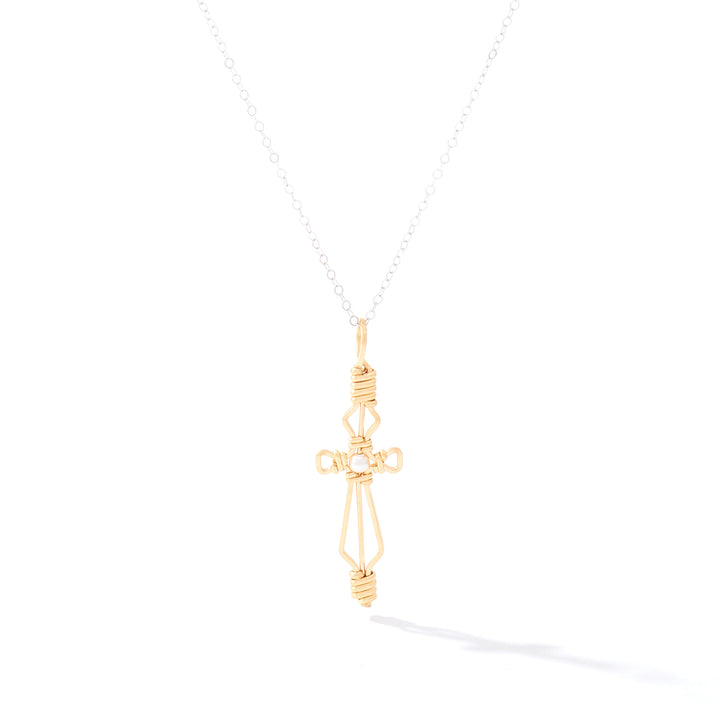 Ronaldo Gold and Silver Jesus Loves Me Pendant