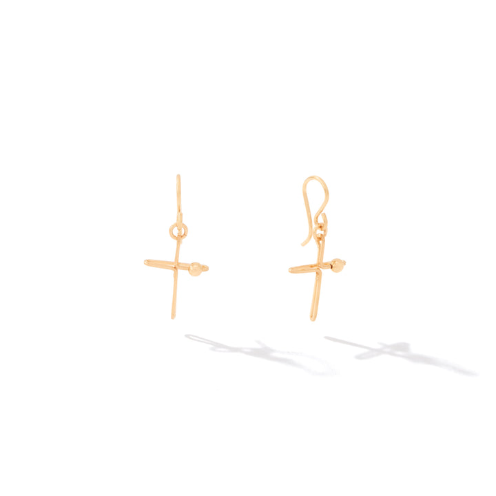 Ronaldo Gold Love Lifted Me Earrings