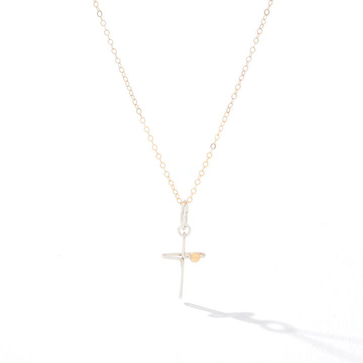 Ronaldo Silver and Gold Love Lifted Me Pendant