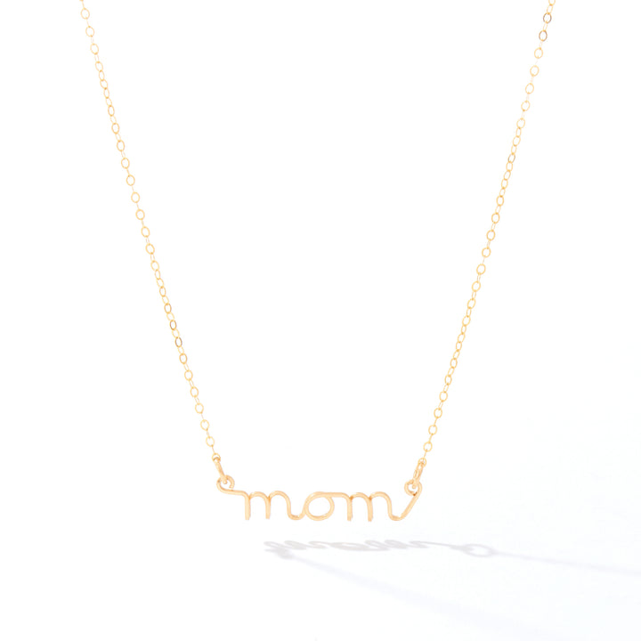 Ronaldo Gold Mom Name Necklace