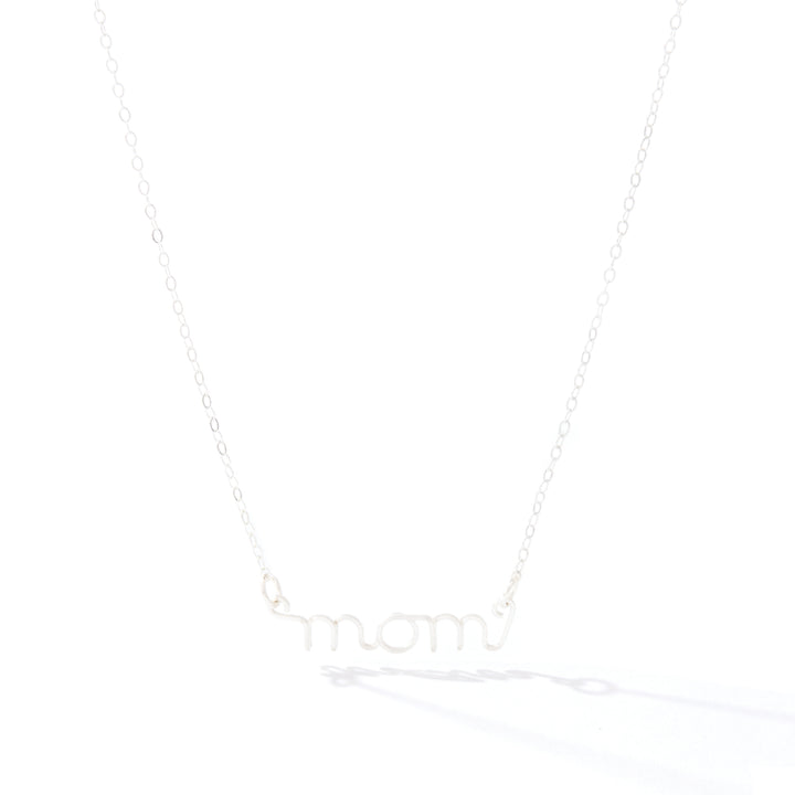 Ronaldo Silver Mom Name Necklace