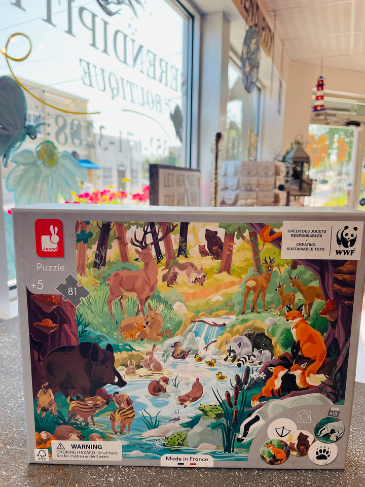 Janod 81 Piece Animal Puzzle