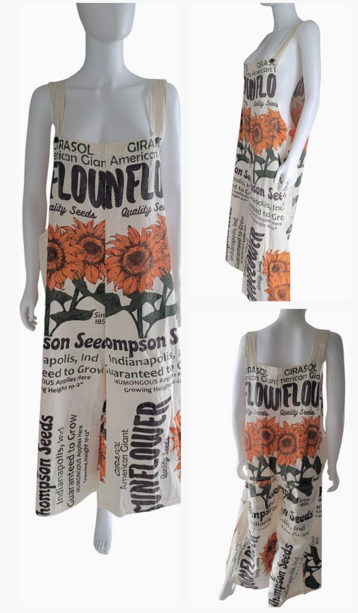Sunflower Overalls - One Size