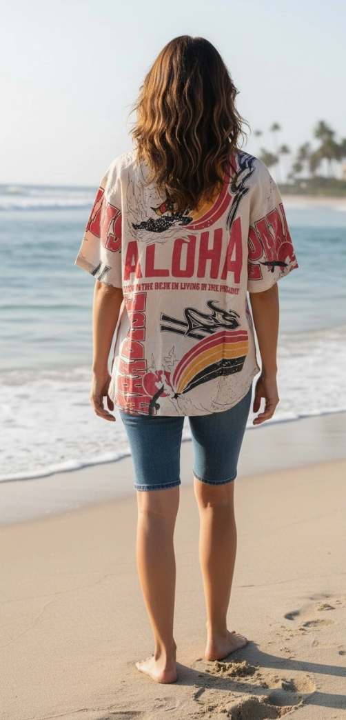 Unisex Button Down Shirt - Aloha Paradise