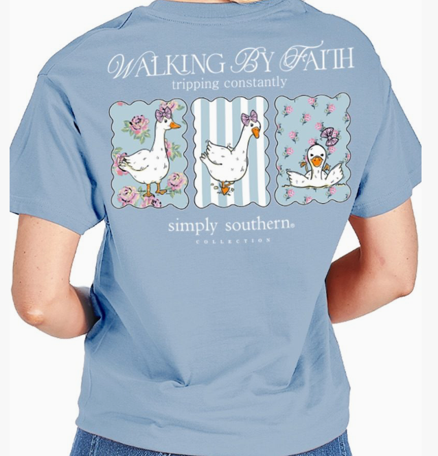 Walking by Faith Duck T-Shirt