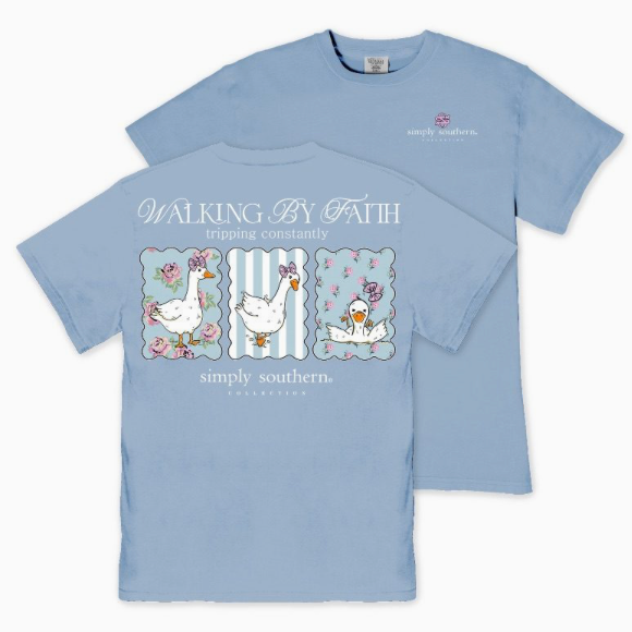 Walking by Faith Duck T-Shirt