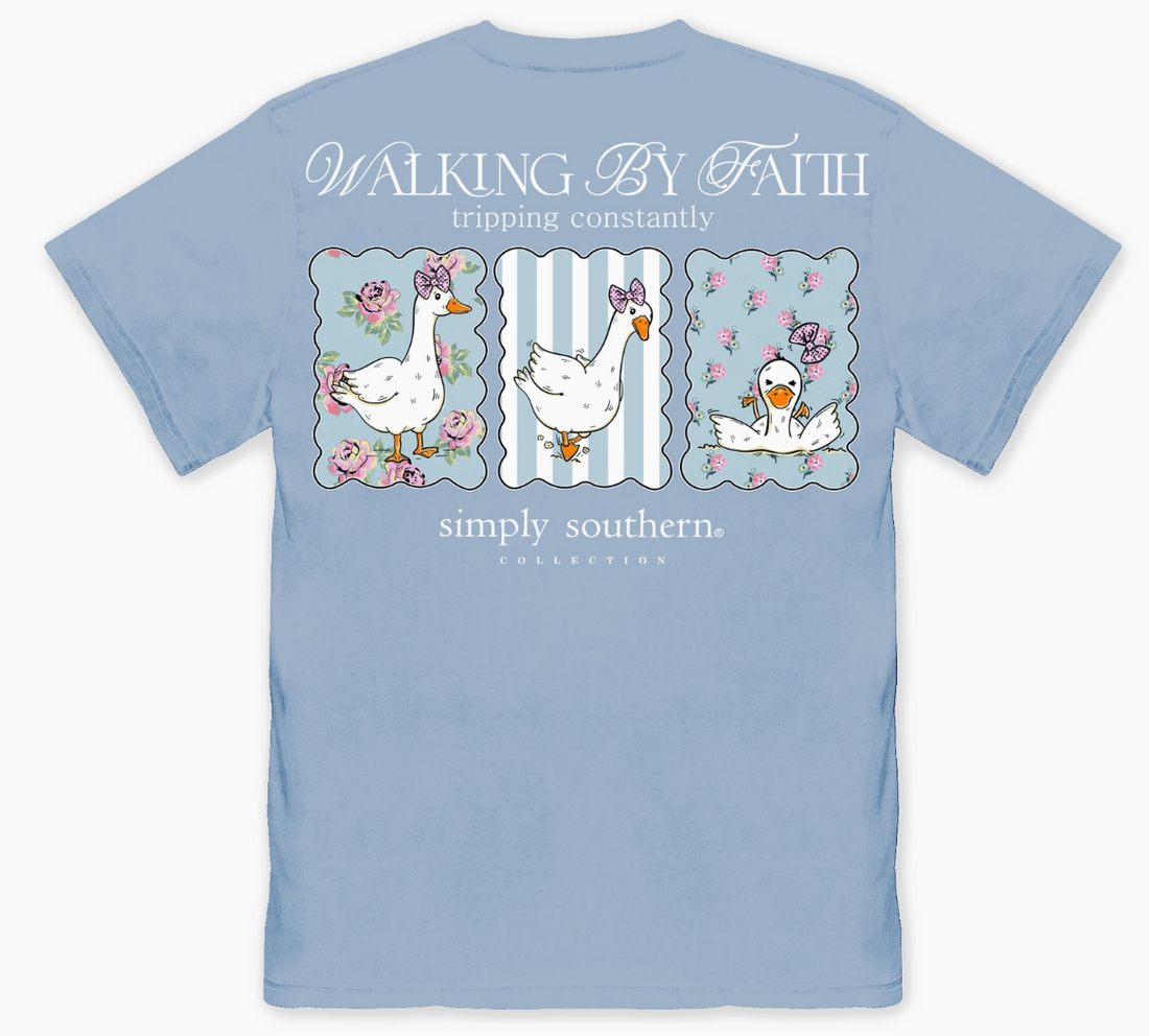 Walking by Faith Duck T-Shirt