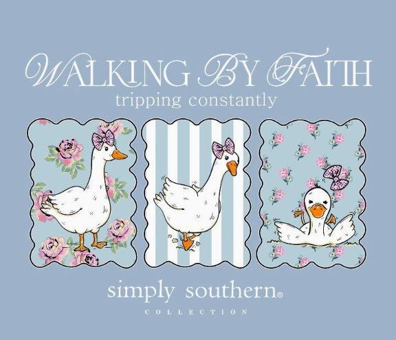 Walking by Faith Duck T-Shirt