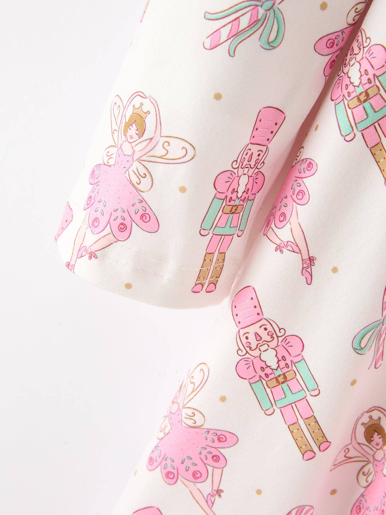 Girls Sugar Plum Fairy & Nutcracker Long Sleeve Twirl Dress