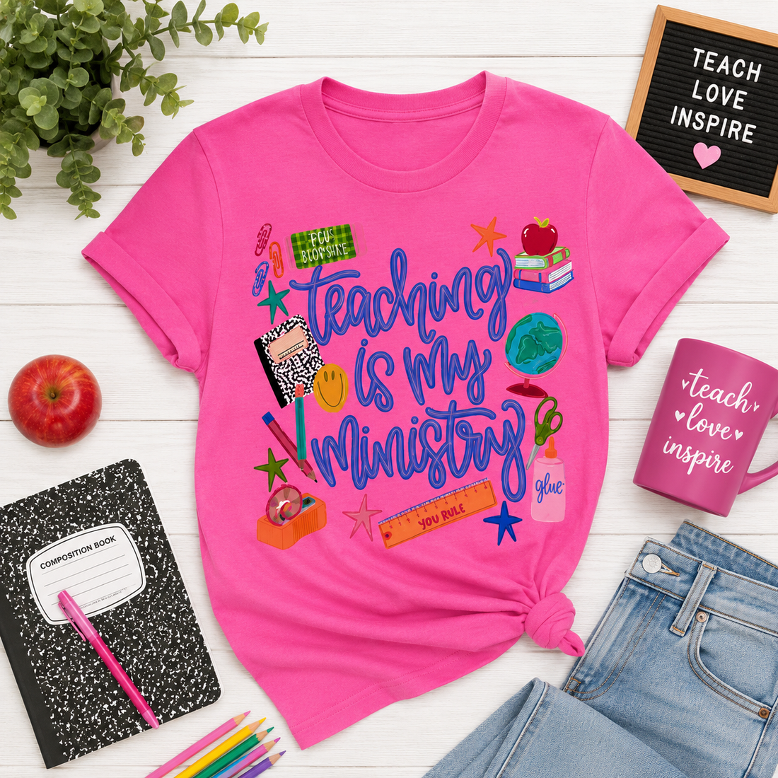 Teaching is My Ministry Gildan Tee