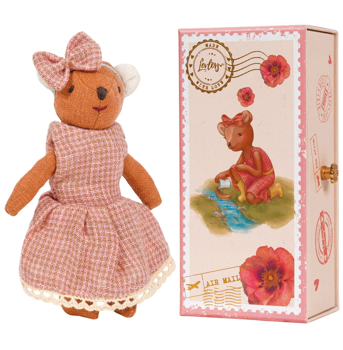 BEAR IN STAMP HOLDER Box