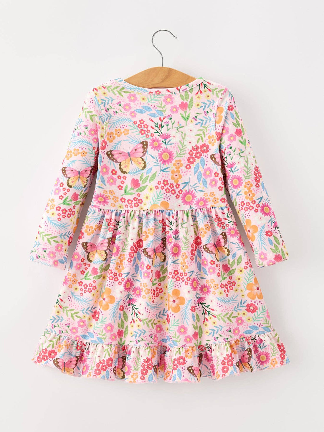 Fall Butterfly Floral Dress