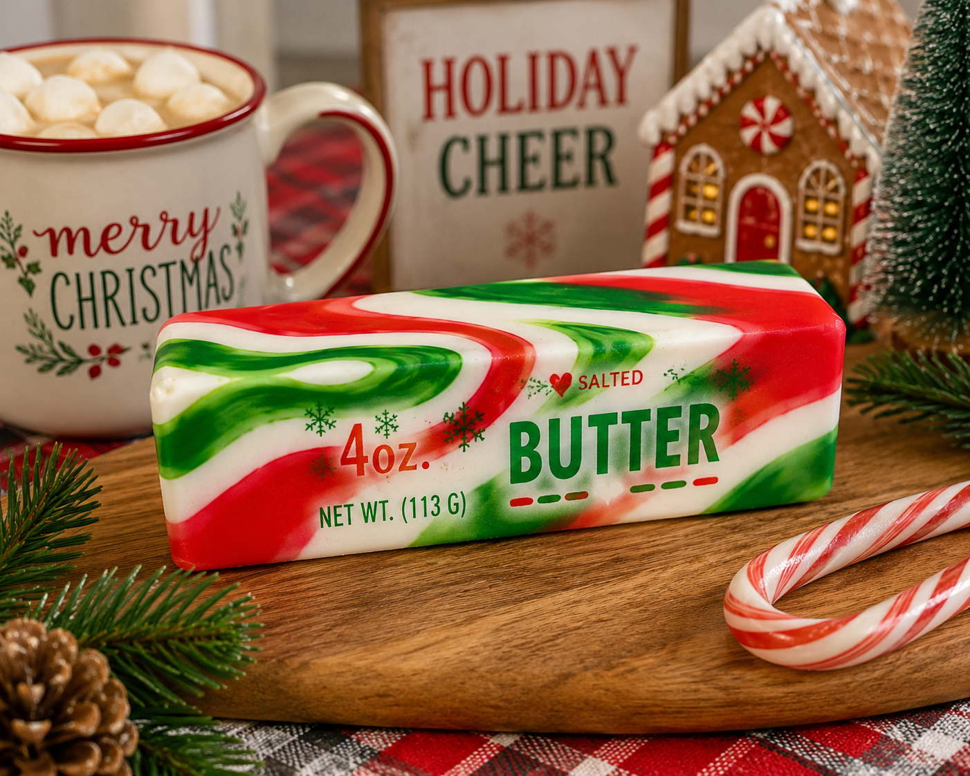 Holiday Swirl Butter Sensory Toy