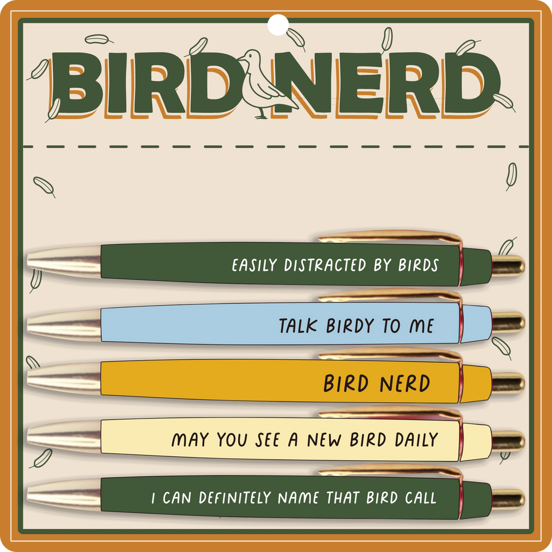 Bird Nerd Pen Set
