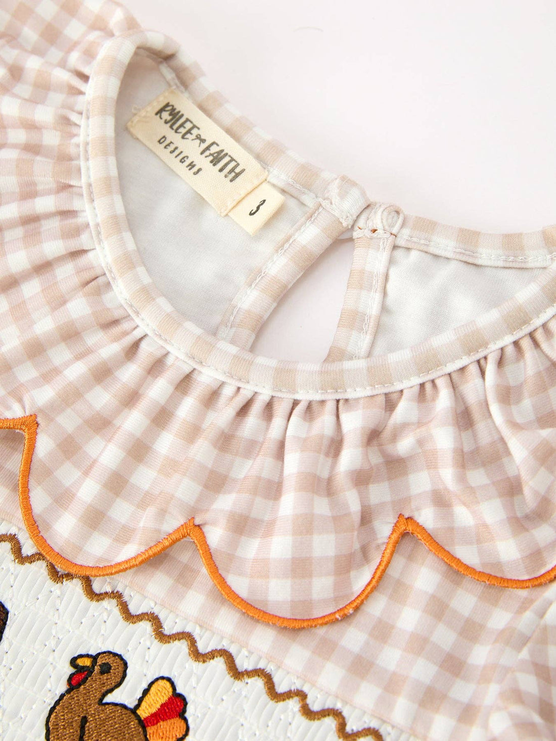 Thanksgiving Smocked Girls Dress