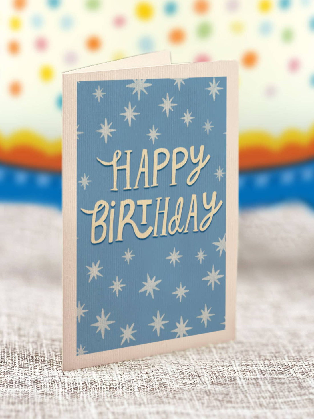 Confetti Birthday Cake (8 Pop-up Greeting Cards)