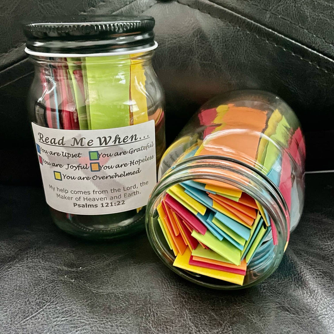 Bible Verses in a Jar- Color Coded Scripture