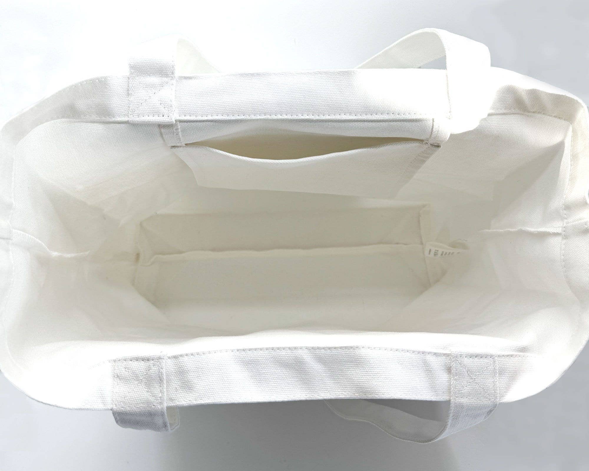 White Pyrex Inspired Tote Bag