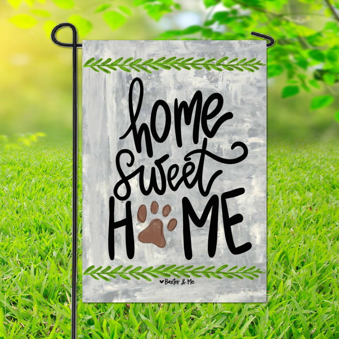 Home Sweet Home Dog Garden Flag