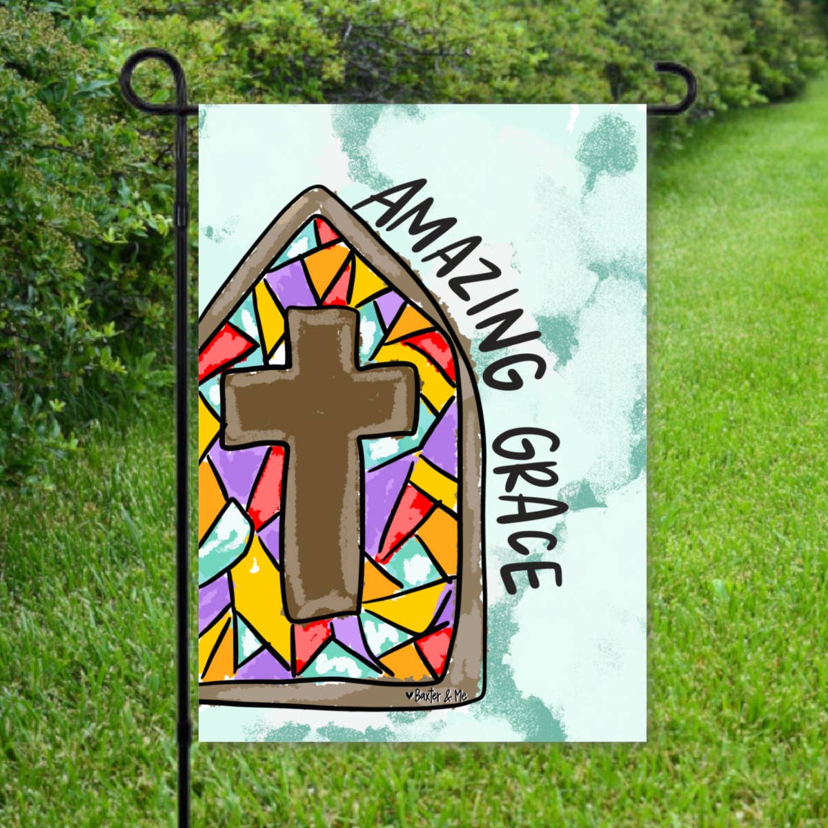 Amazing Grace Garden Flag