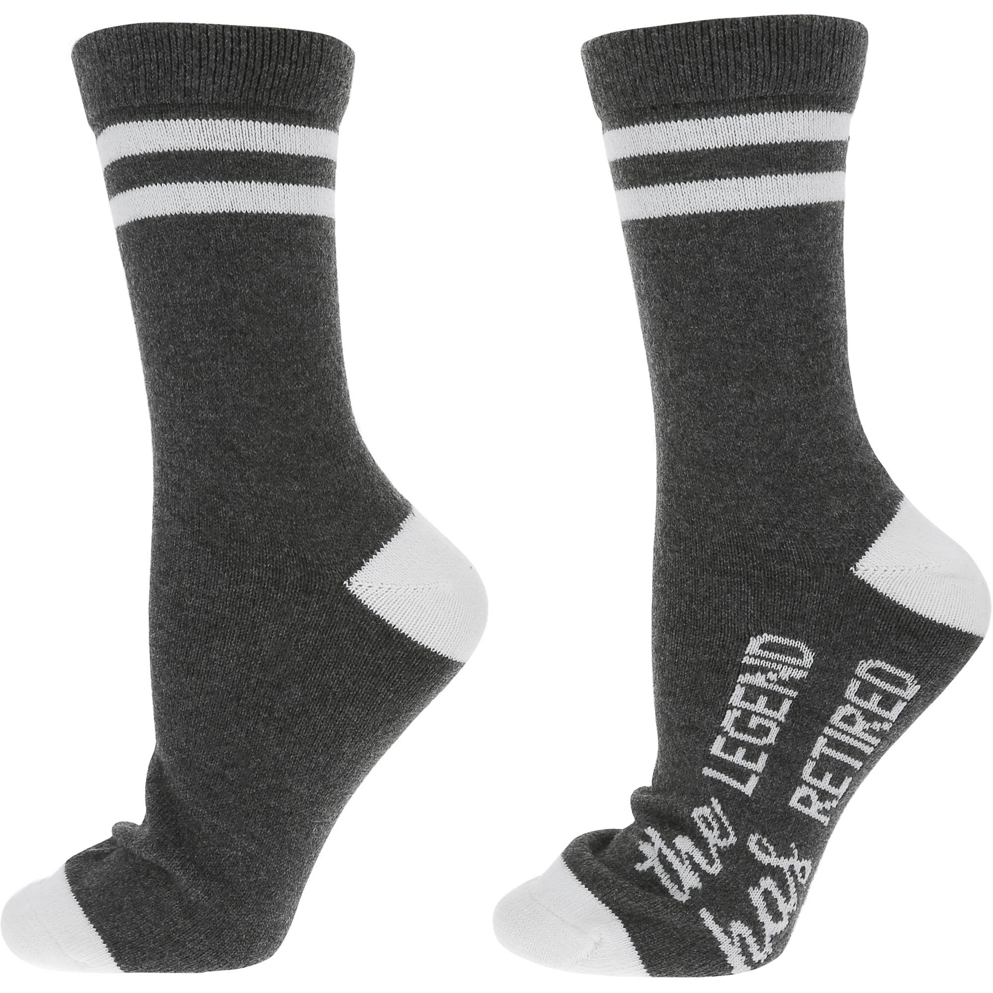 The Legend - Crew Socks, Size S/M