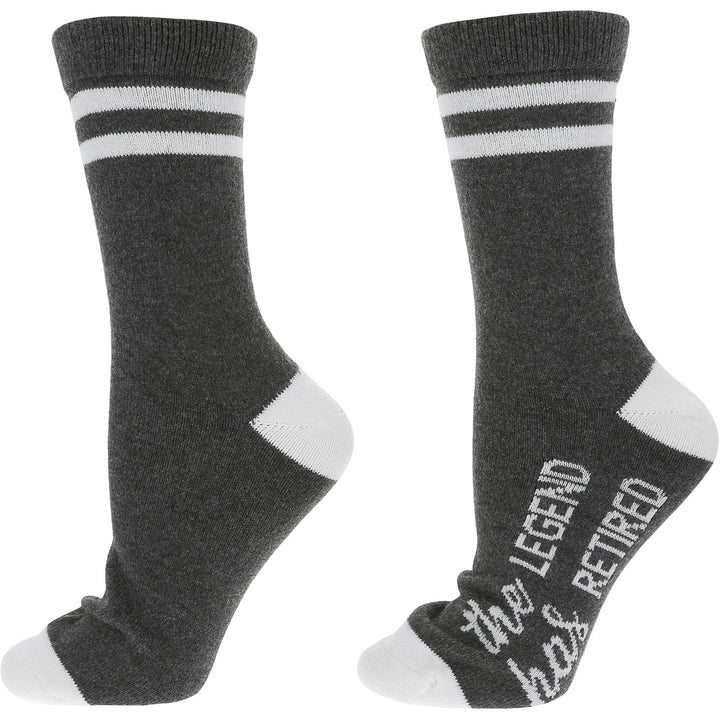 The Legend - Crew Socks, Size S/M