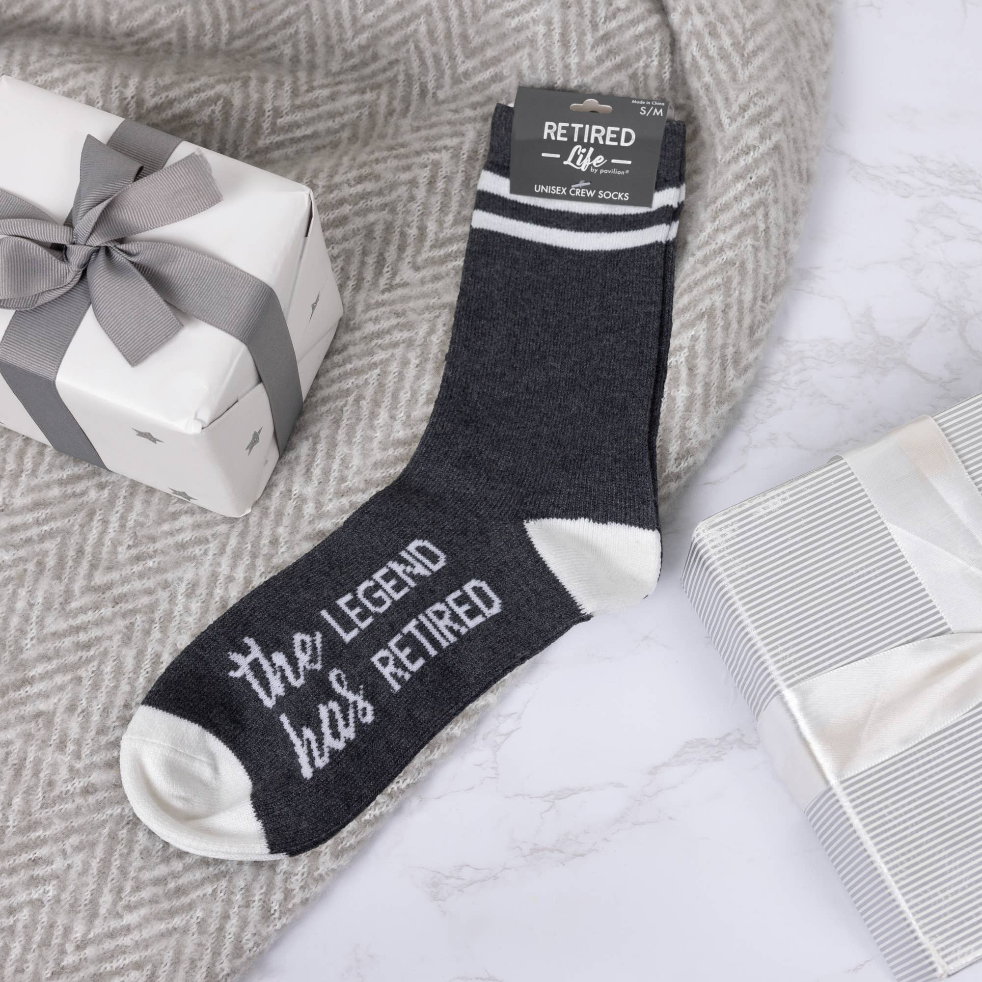 The Legend - Crew Socks, Size S/M