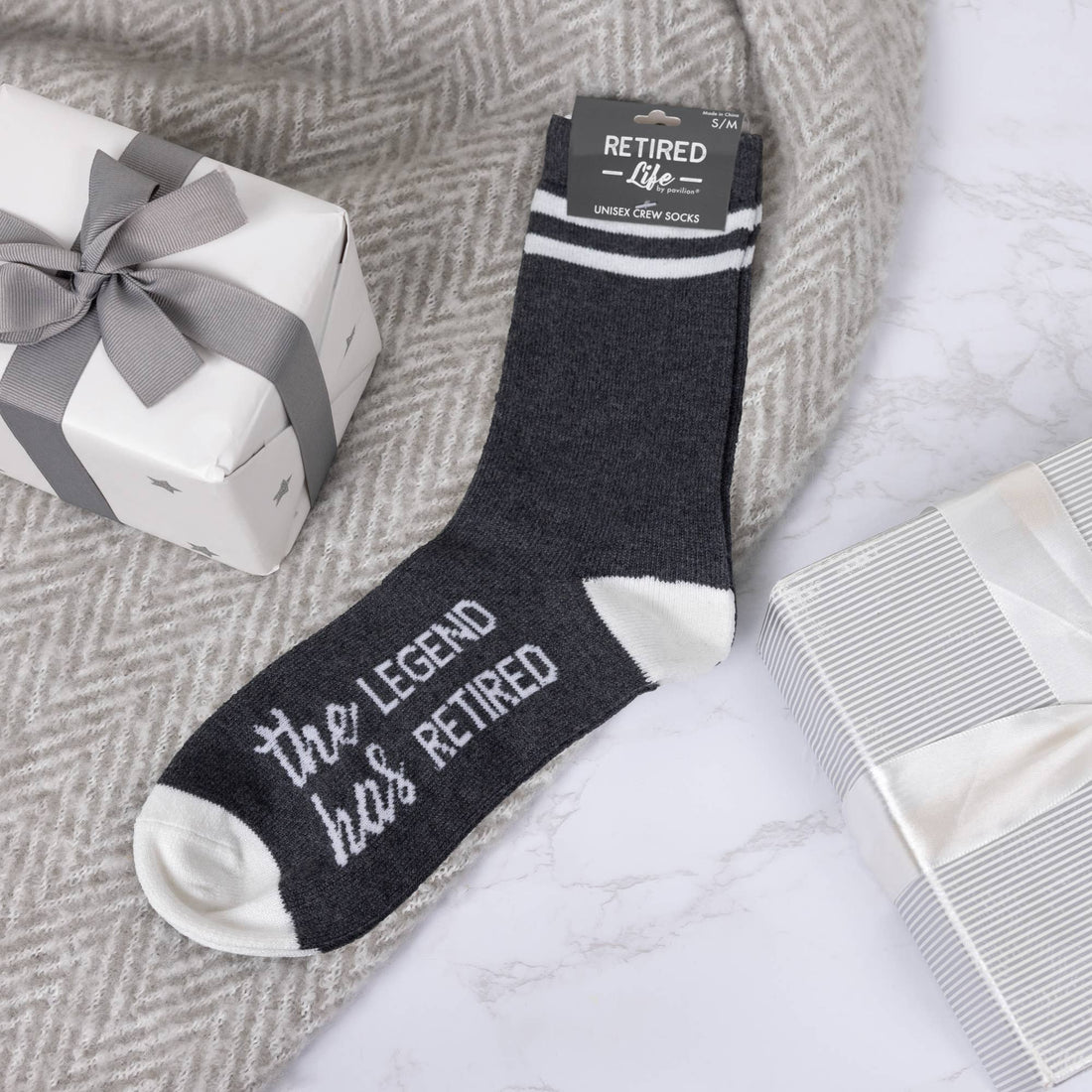 The Legend - Crew Socks, Size S/M