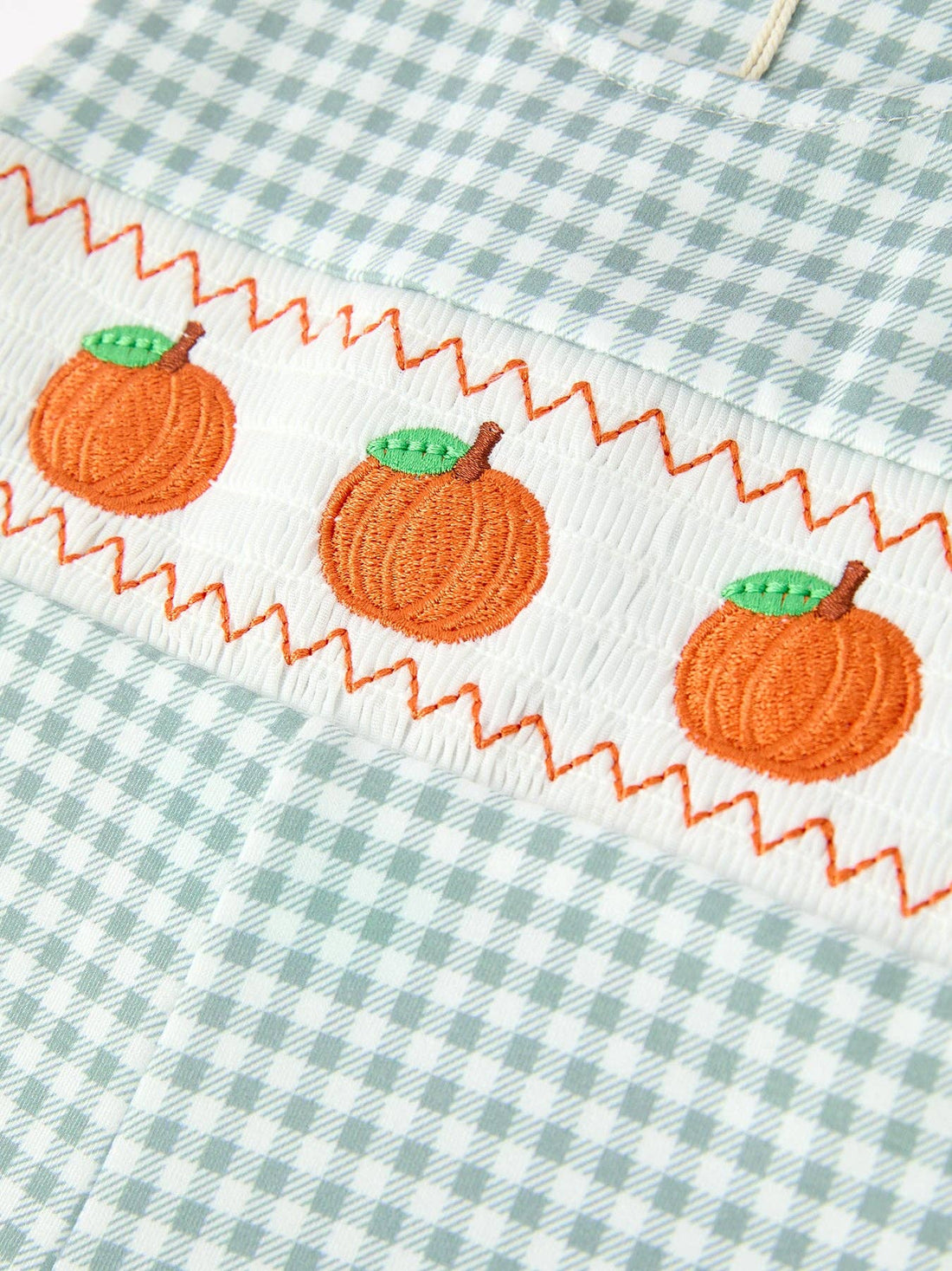 Pumpkin Embroidered Baby Boy JonJon