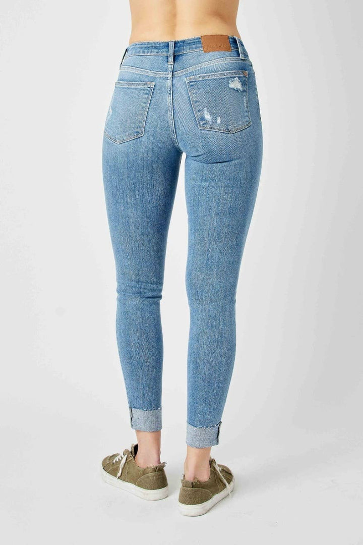 MR Destroy & Cuff Skinny Jeans