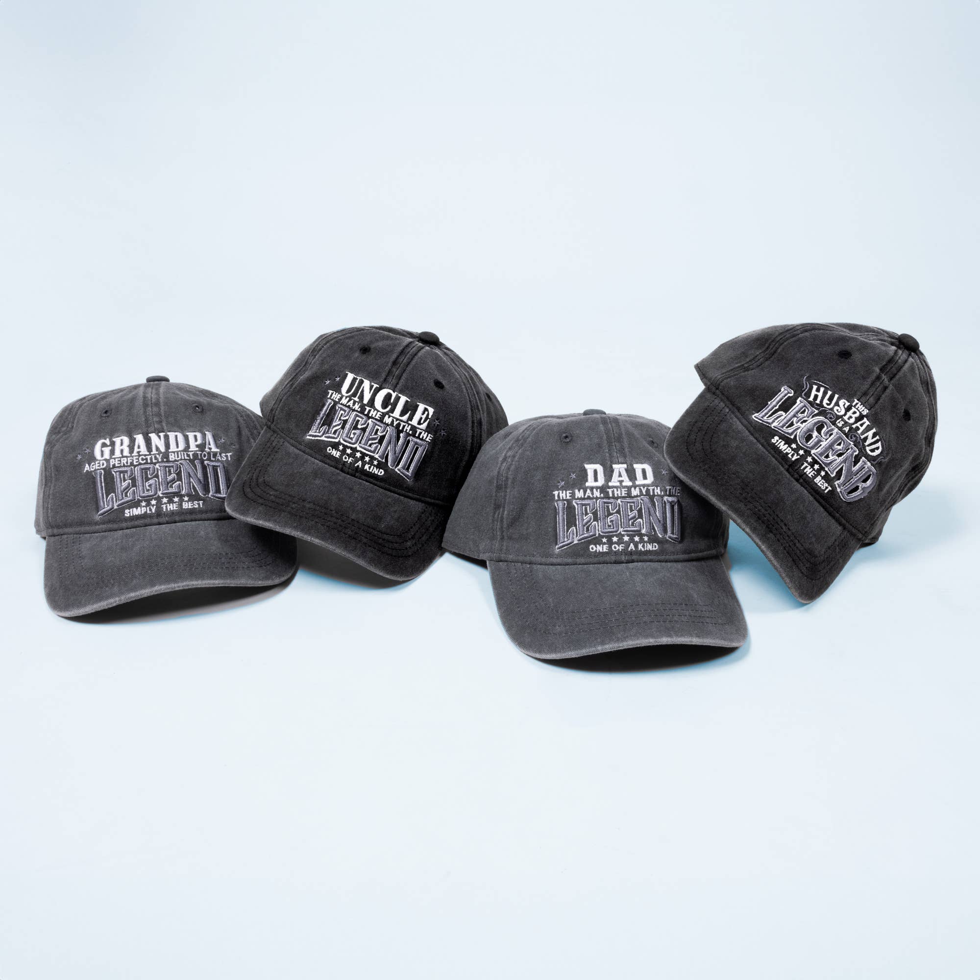 Dad - Dark Gray Washed Cotton Twill Hat