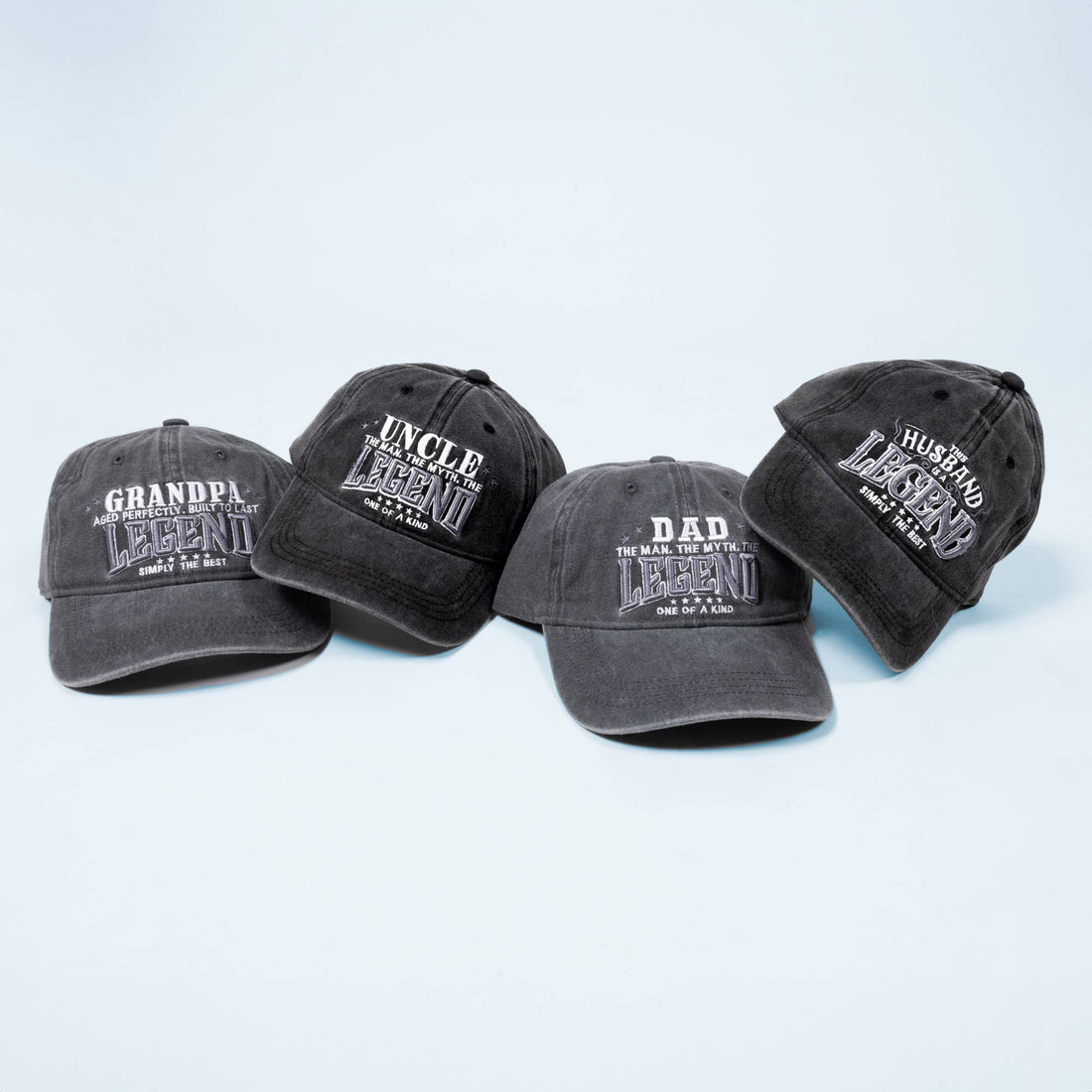 Dad - Dark Gray Washed Cotton Twill Hat