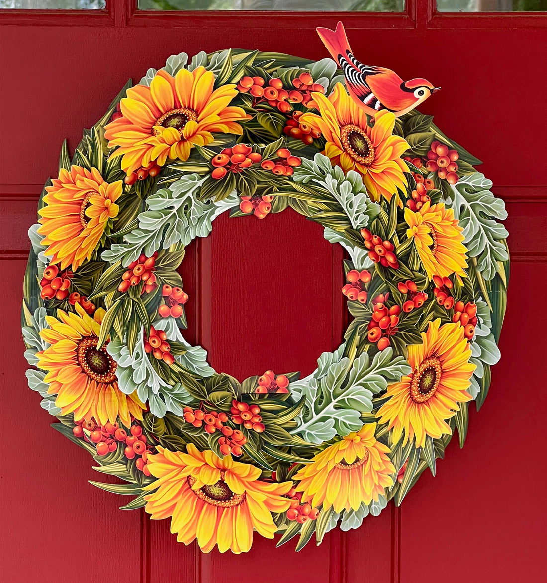 Harvest Wreath (6 Pop-up Fall Greeting Cards)