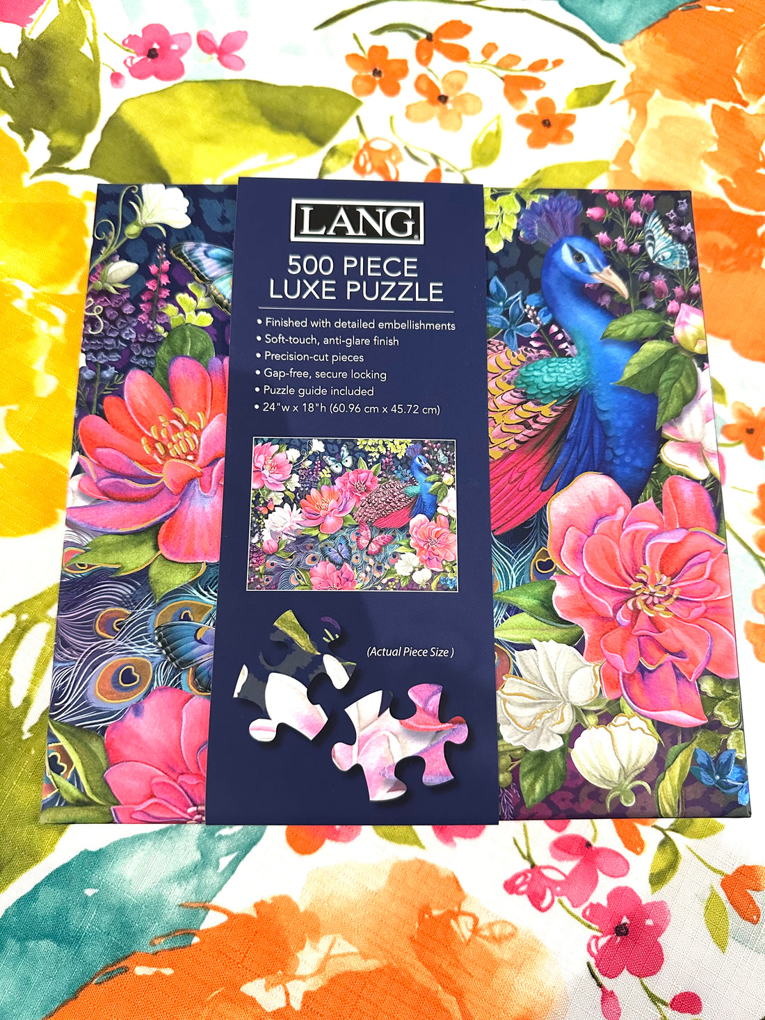 Lang 500 Piece Luxe Bird Puzzle