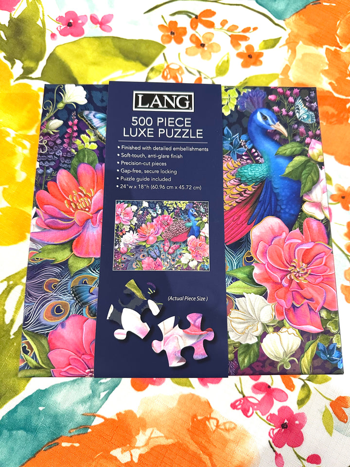 Lang 500 Piece Luxe Bird Puzzle