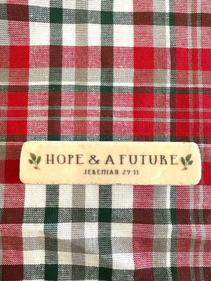 Hope & A Future Jeremiah 29:11 Scripture Stone