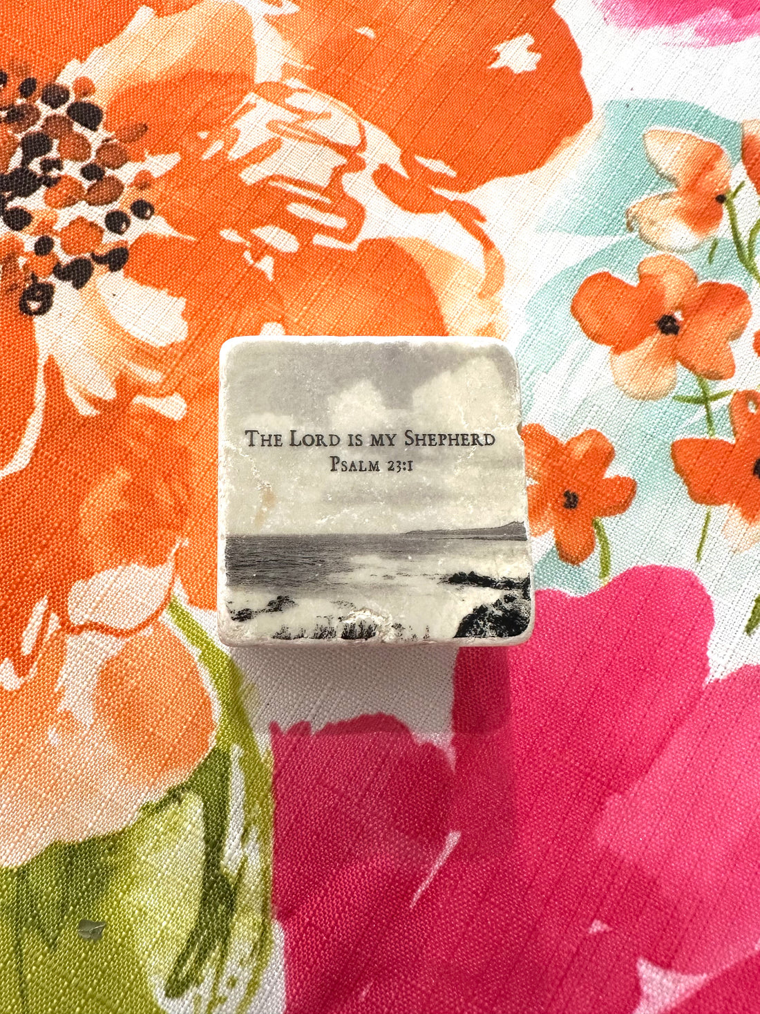 The Lord is my Shepherd Psalm 23:1 Scripture Stone